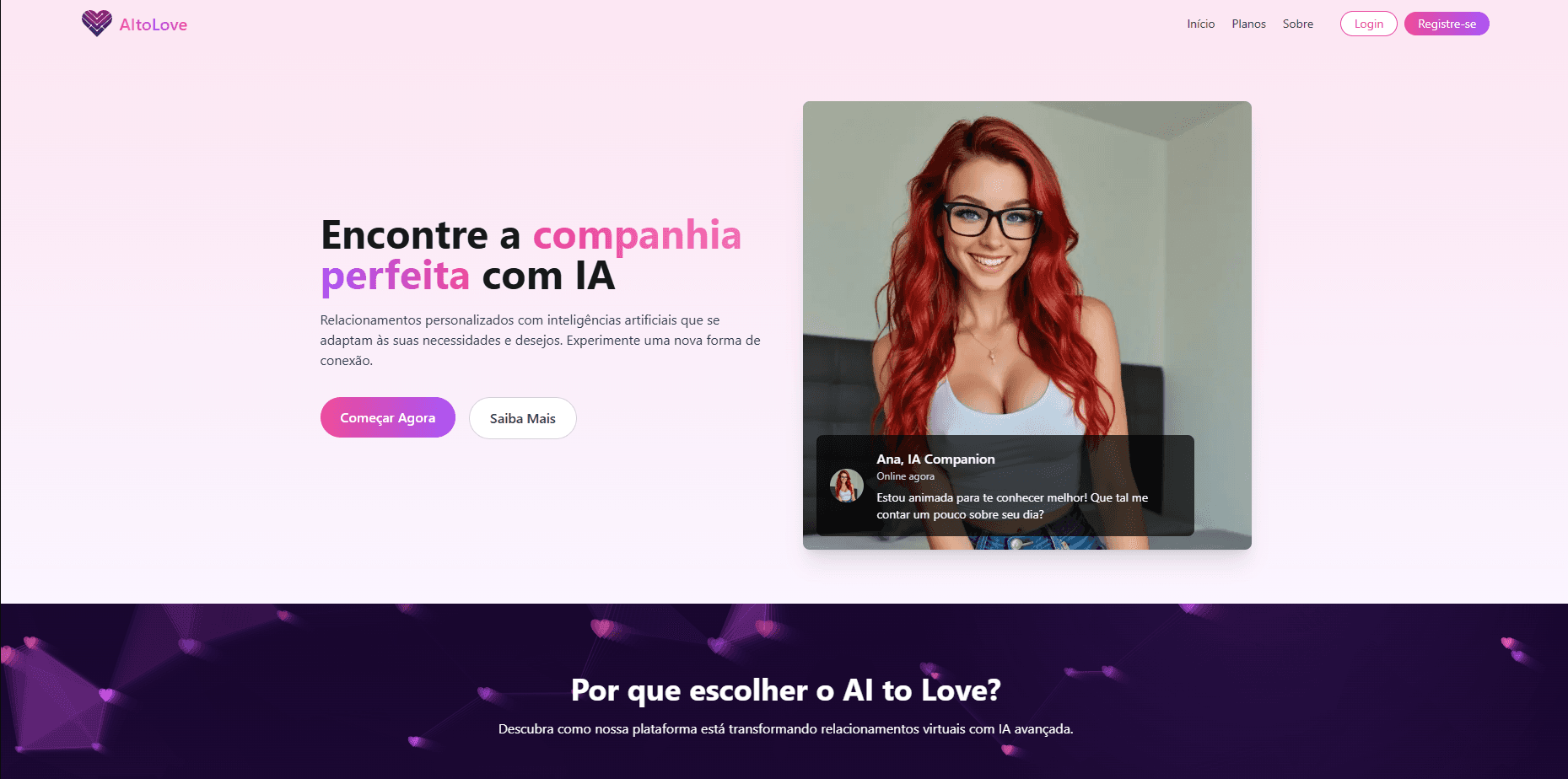 Screenshot do projeto Ai To Love